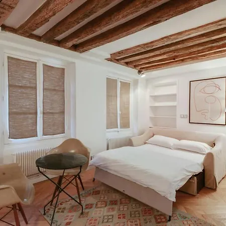Apartment Cosy & Bright Under The Beams On Place Dauphine Id 319 Paris