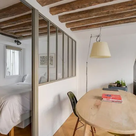 Cosy & Bright Under The Beams On Place Dauphine Id 319 Apartment Paris